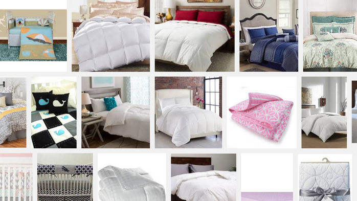 Top class down comforters for baby cribs