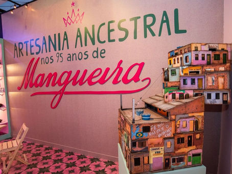Crab Sebrae celebra os 95 anos da Mangueira com exposição de artesanato