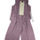 Thumbnail: Linen Light Purple Culotte Pants & Collared Overlay (Top not included)