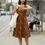 Thumbnail: Cotton Bagru Floral Hand Block Print Sleeveless with Pockets A-Line Dress