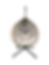 Grey Egg Chair With Grey Cushion