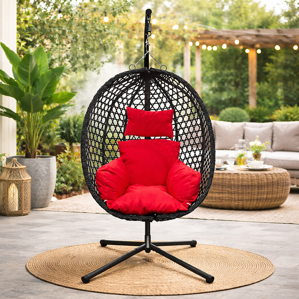 Black Egg Chair Egg Shape