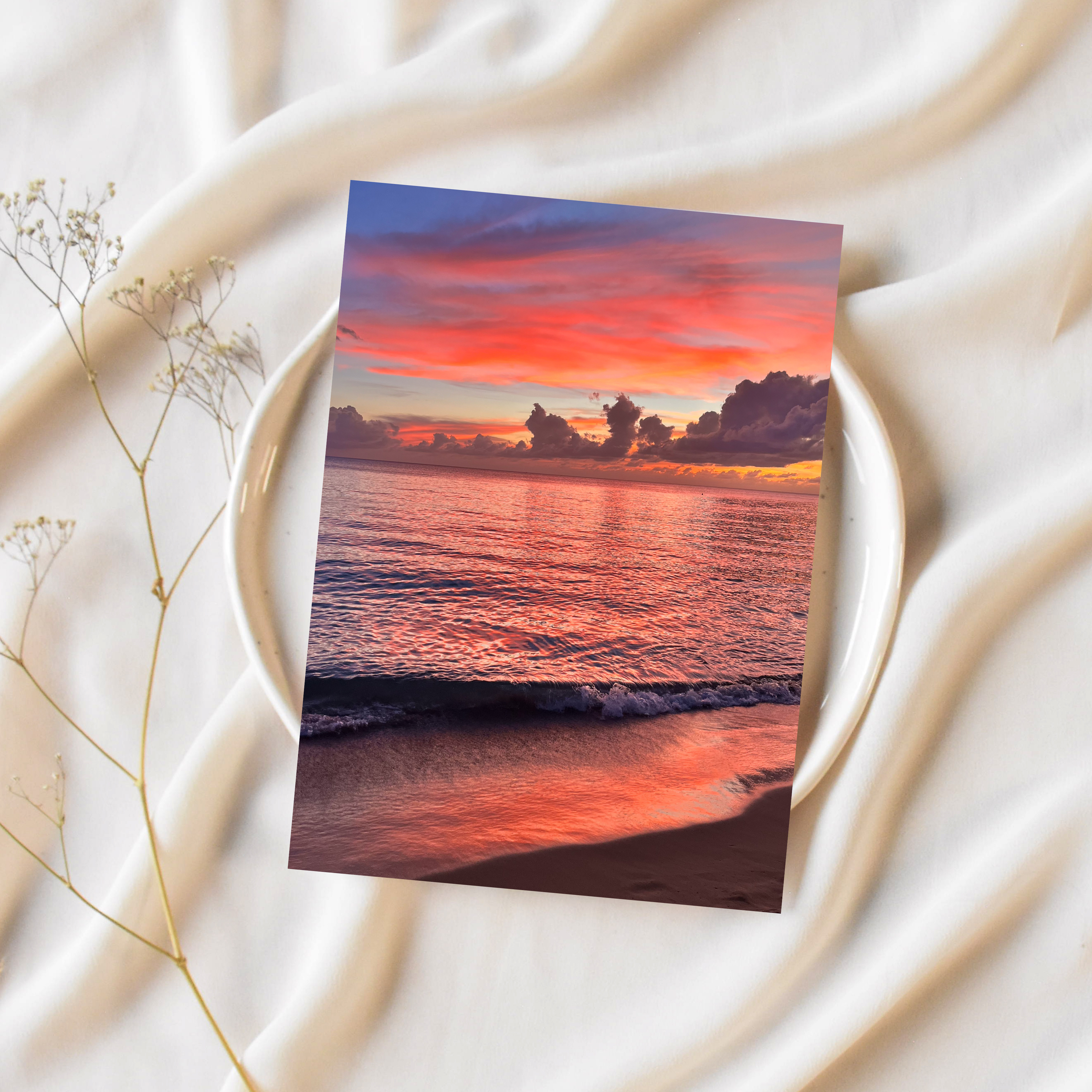 "Un Dia que Fui Feliz" Photo Postcard