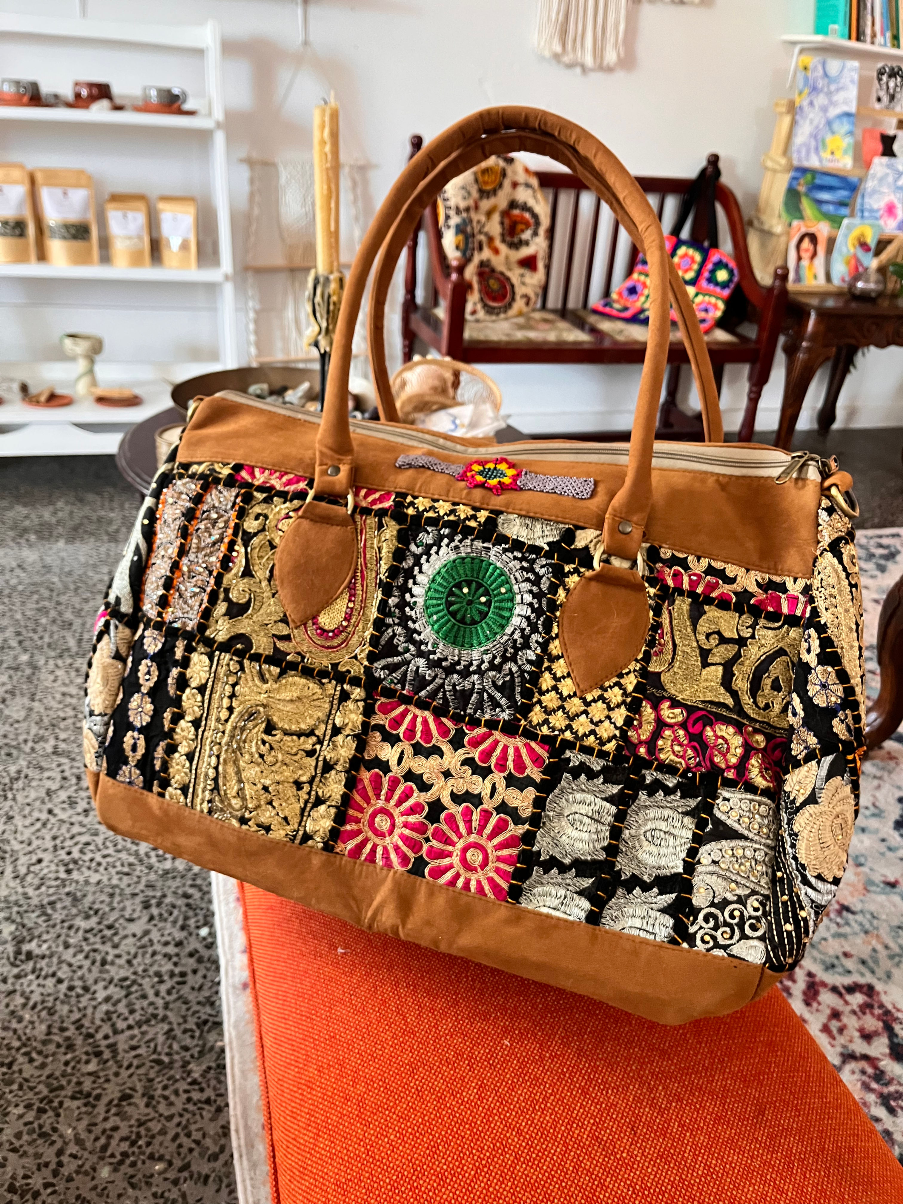Travel Bag Negro por Gia Collection