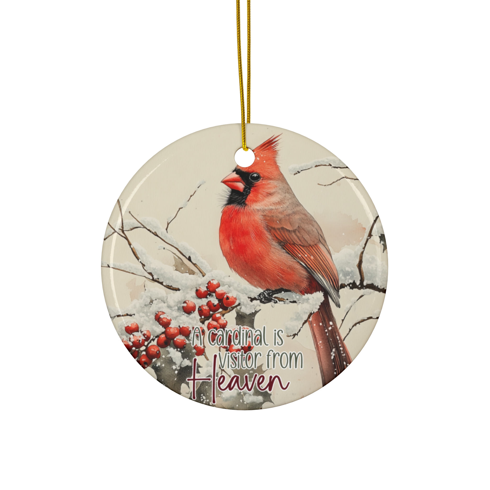 A Cardinal is a Visitor From Heaven