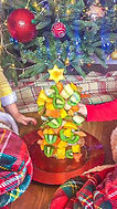 Easy, Healthy DIY Fruit Christmas Tree that Kids Can Make…