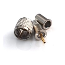 CONECTOR UHF-MINI MACHO RETO CRIMPAGEM RG/RGC-58 PINO FIXO KM-8M (MINI MOTOROLA)