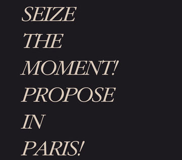Photographer proposal in Paris