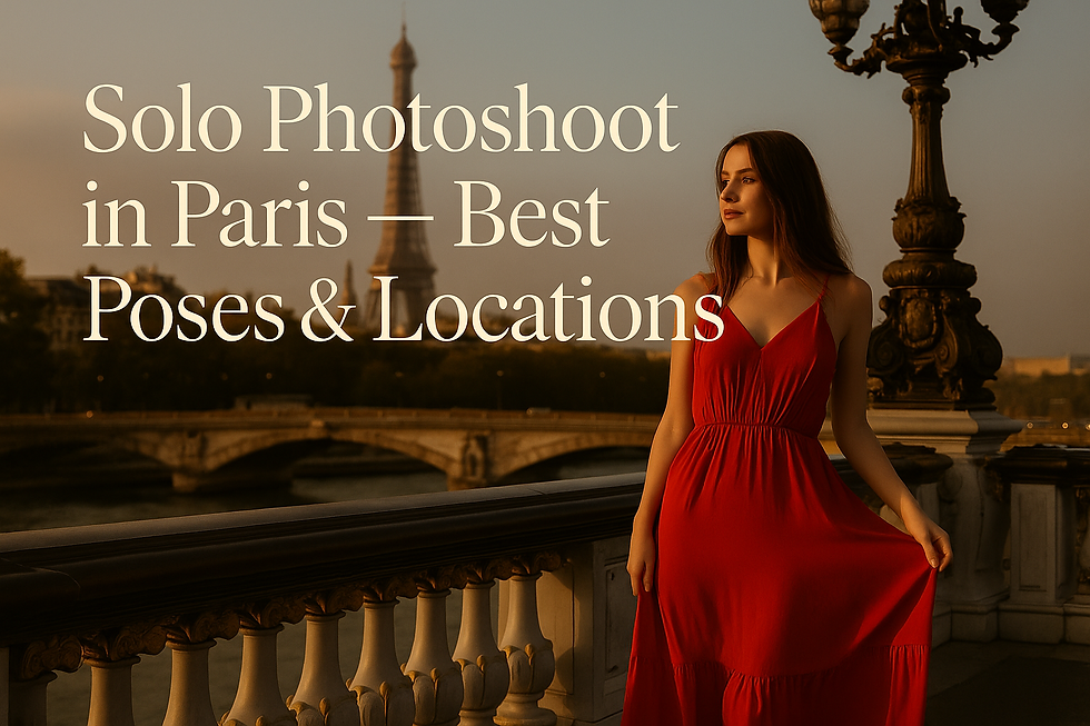 Solo Photoshoot in Paris — Best Poses & Locations
