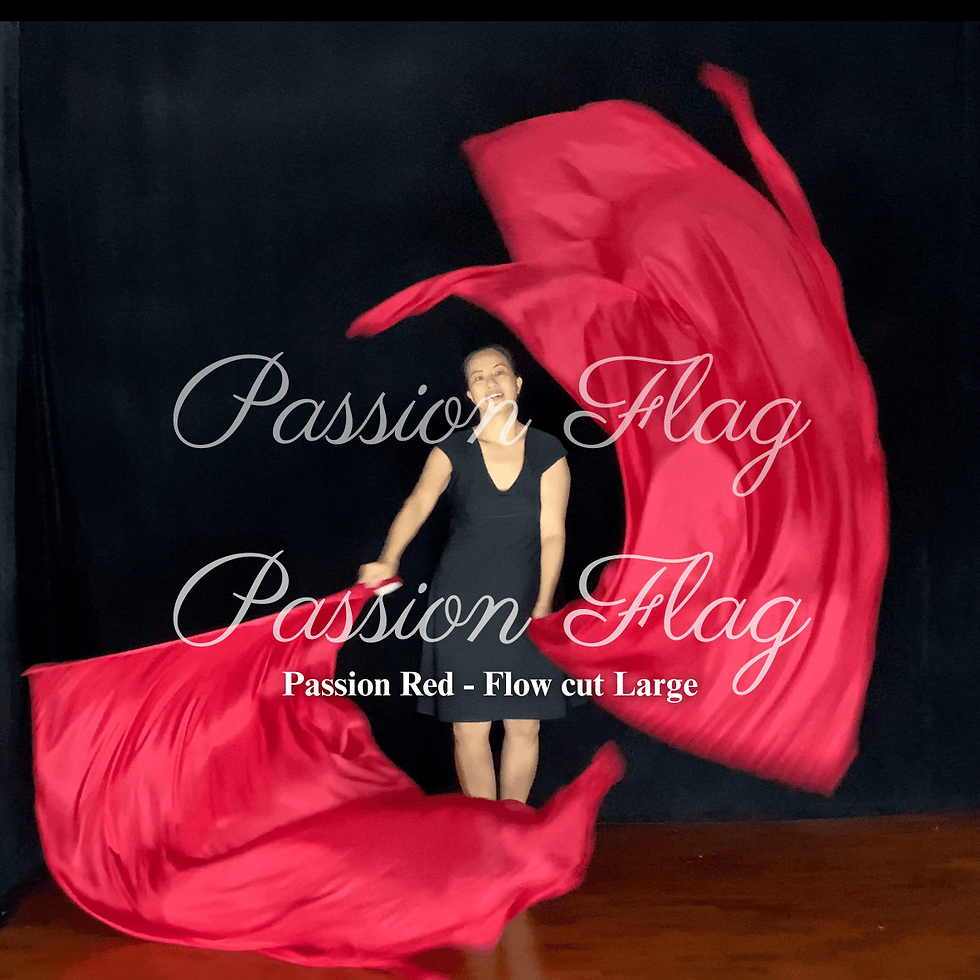 Thumbnail: Passsion Flag Passion Red Silk Flags Large