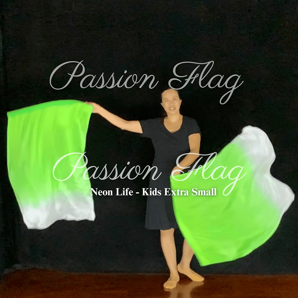 Thumbnail: Passion Flag Neon Life kids small flag