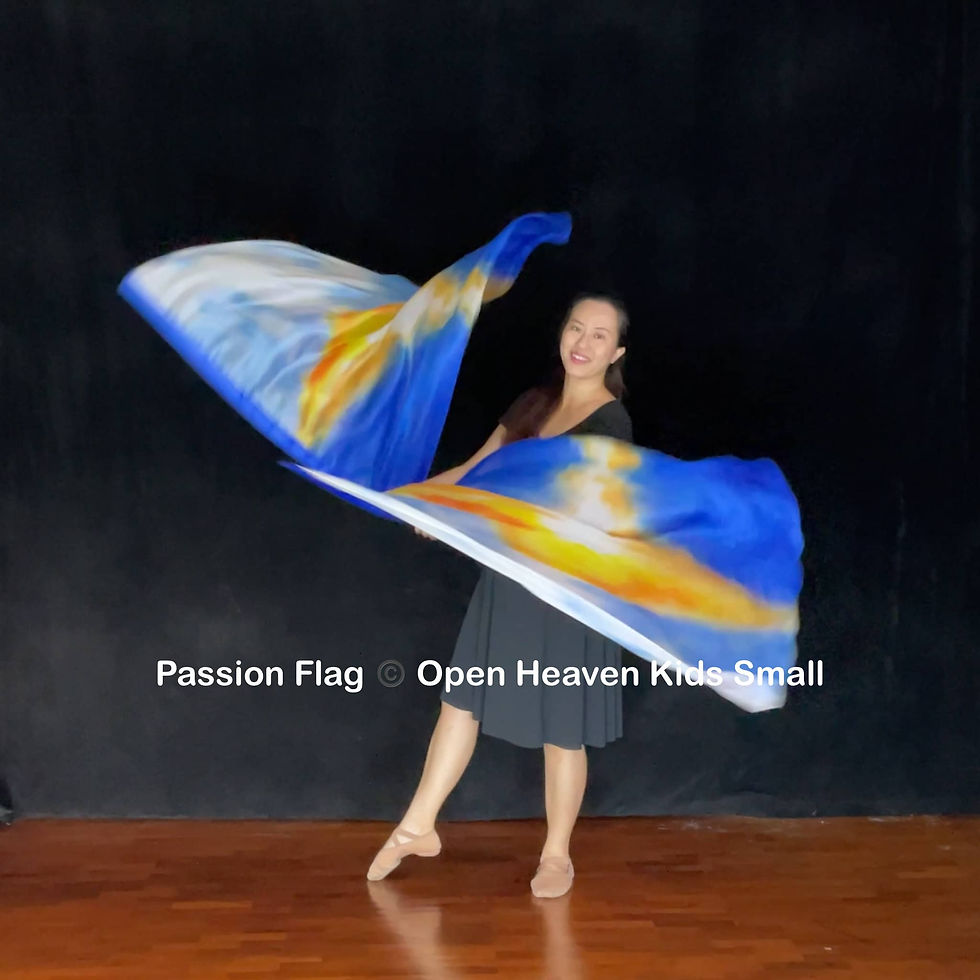 Thumbnail: Passion Flag Open Heaven kids small flag