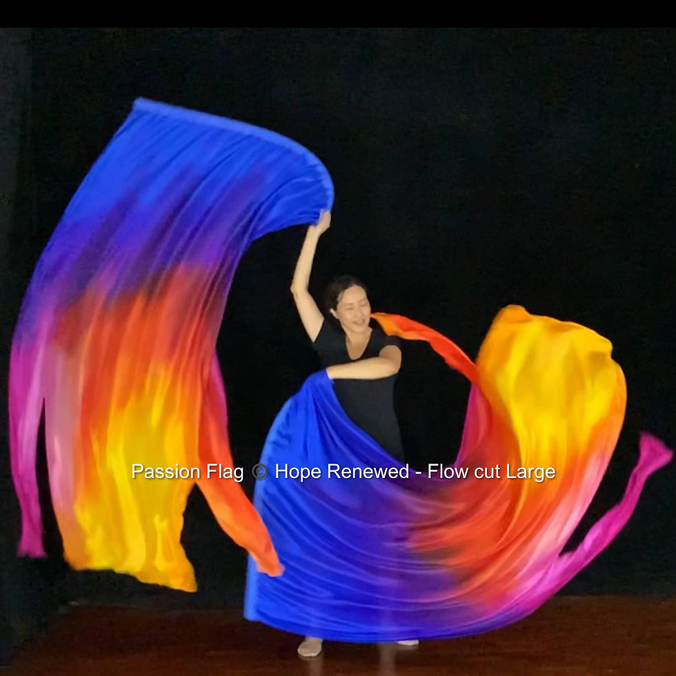Thumbnail: Hope Renewed Flag Passion Flag Anointed Prophetic Praise and Worship Flags Worship Banners