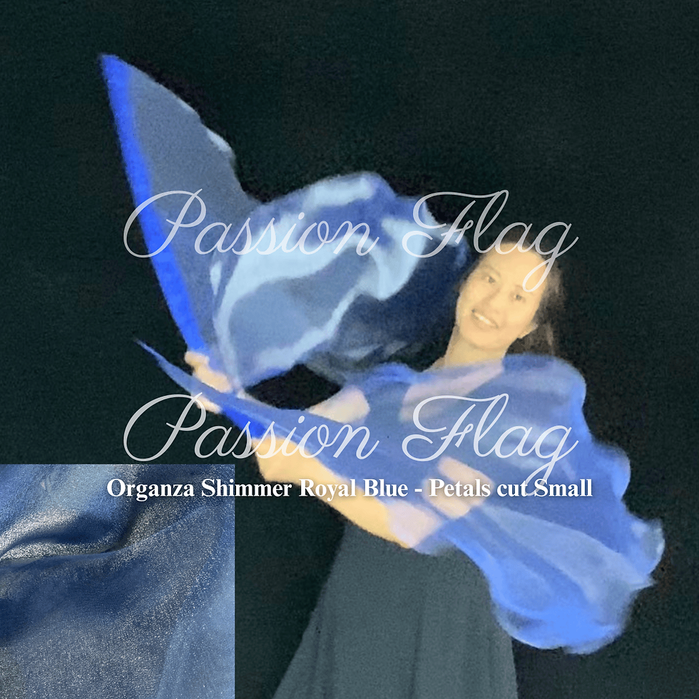 Thumbnail: Passion Flag Organza Shimmer small flags kids flags