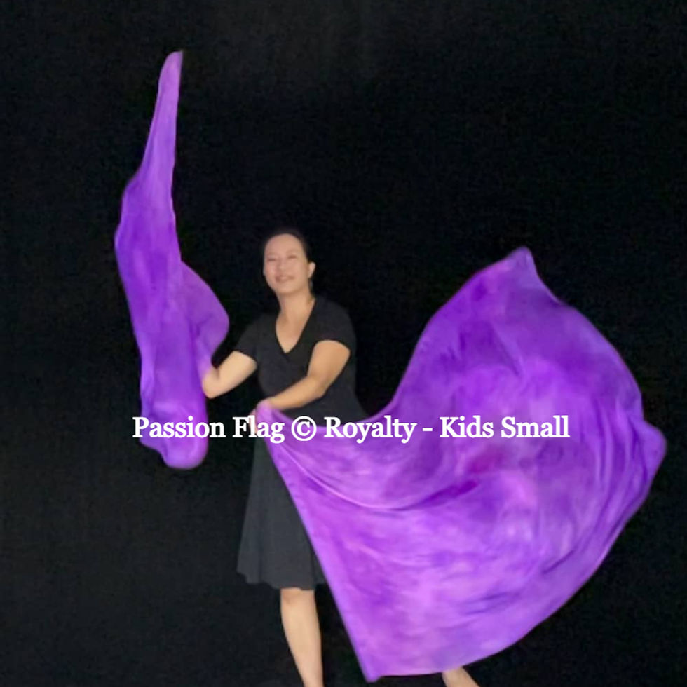 Thumbnail: Passion Flag Royalty - Kids Small flags praise and worship flags and banners