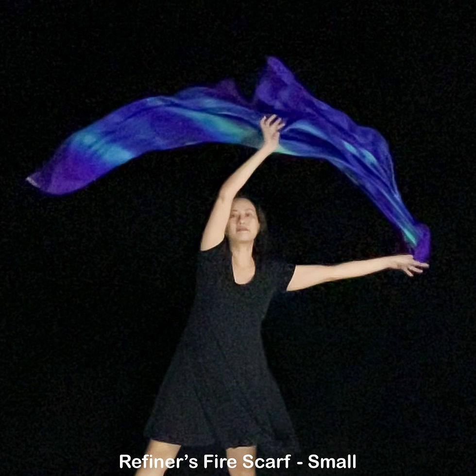 Thumbnail: Passion Flag Refiner's Fire scarf