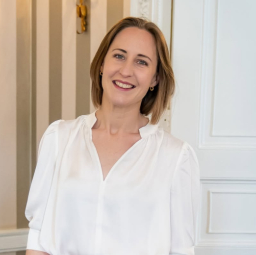 Portrait of Lucy Winterwood, founder of Exquisite Interiors.