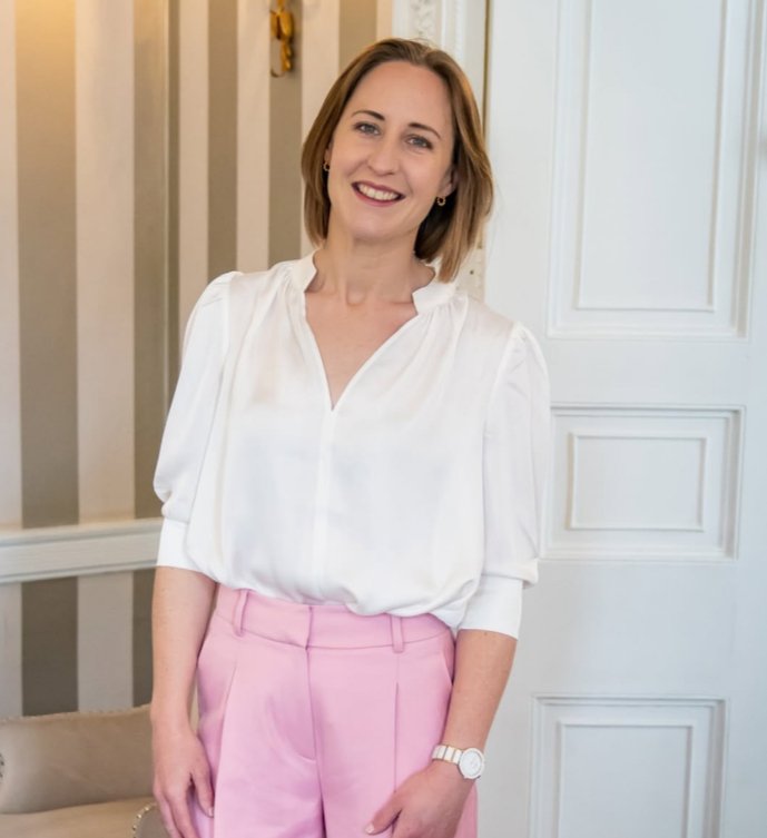 Portrait of Lucy Winterwood, founder of Exquisite Interiors.