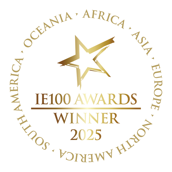 iE100 award winner badge for Level Up Ladies