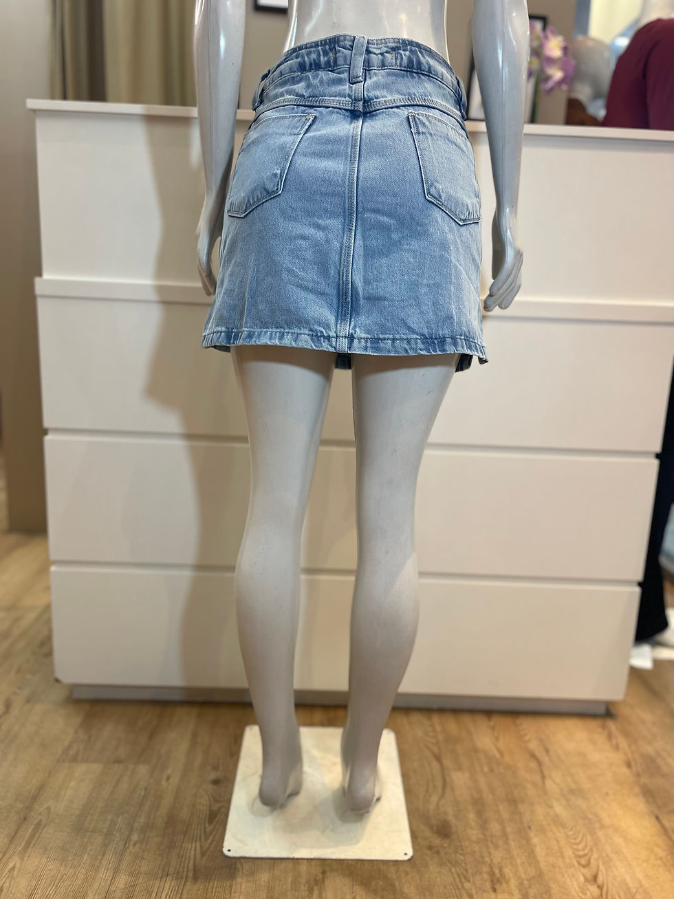 Miniatura: Short-saia jeans 360 graus*