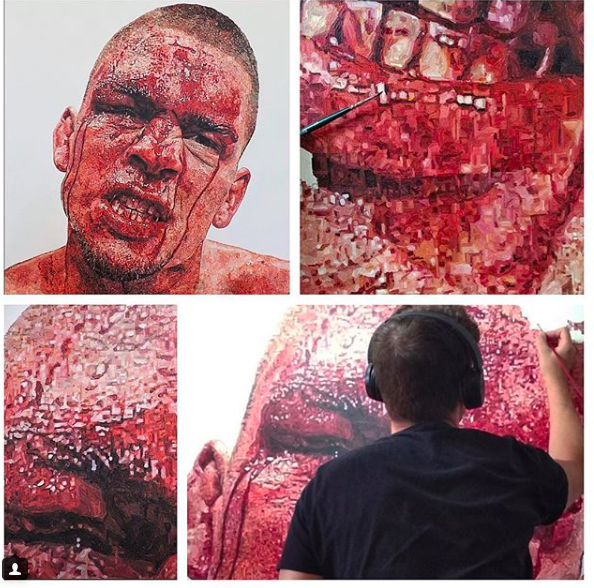 "Self Portrait" Nate Diaz - details