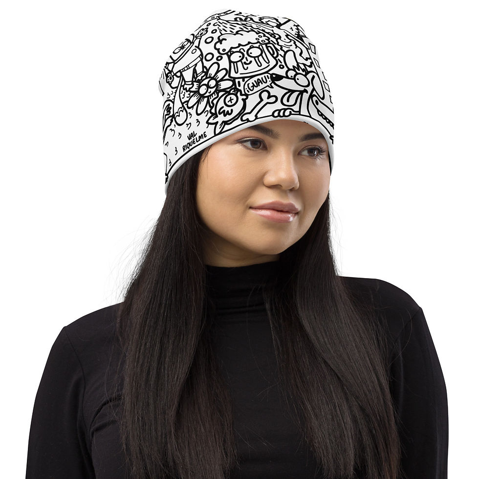 Miniatura: Gorro doodle all over