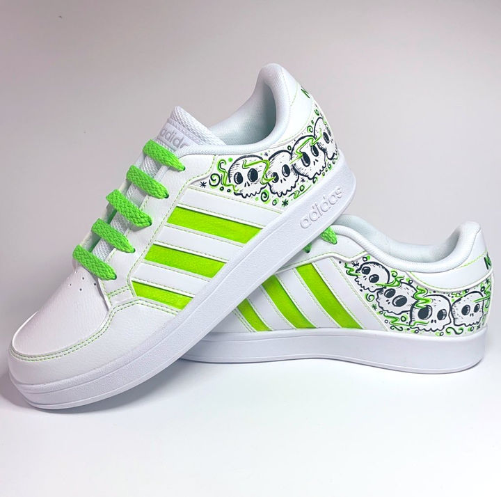 Custon sneakers calaveras