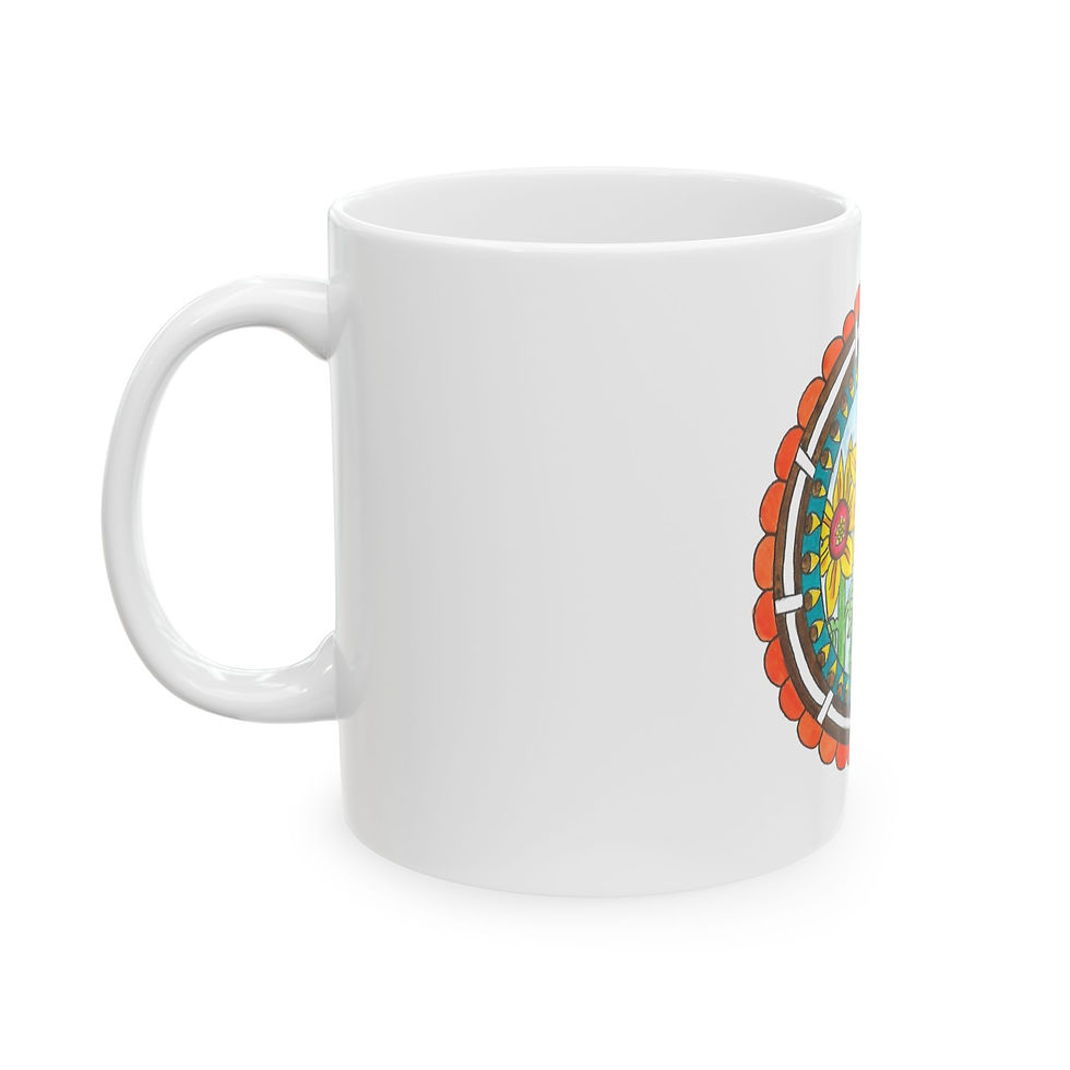 Thumbnail: Ceramic Mug, Sunflowers