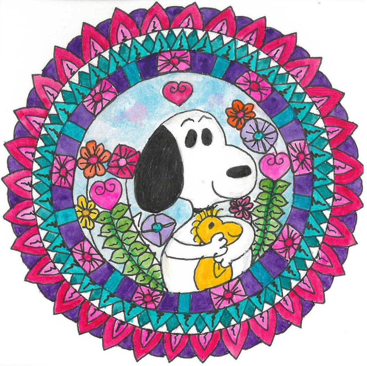 Snoopy and Woodstock
