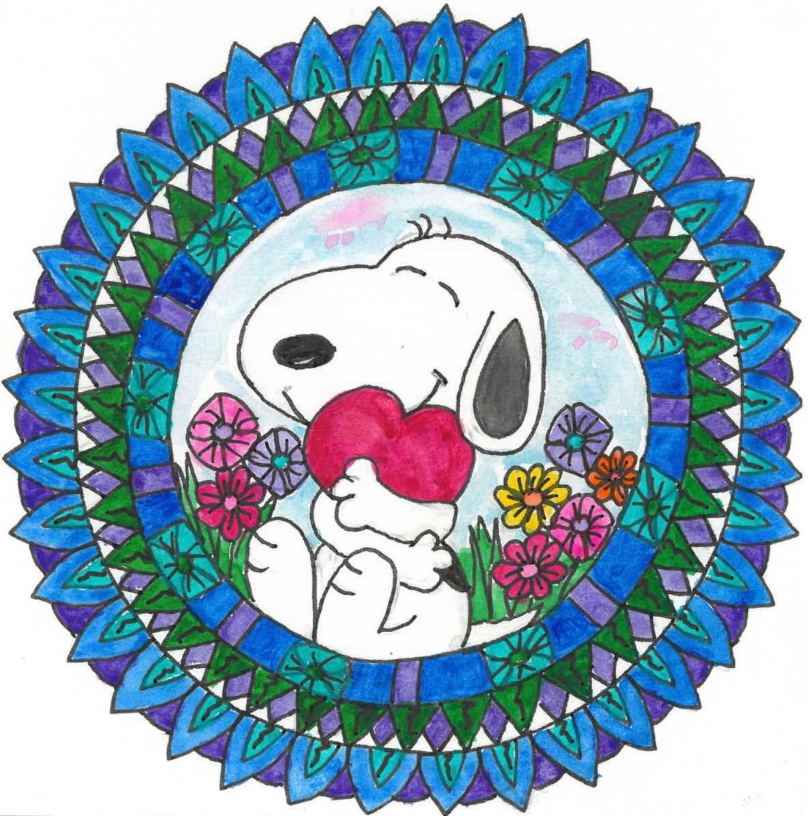Snoopy Wearing His Heart on His Sleeve 2