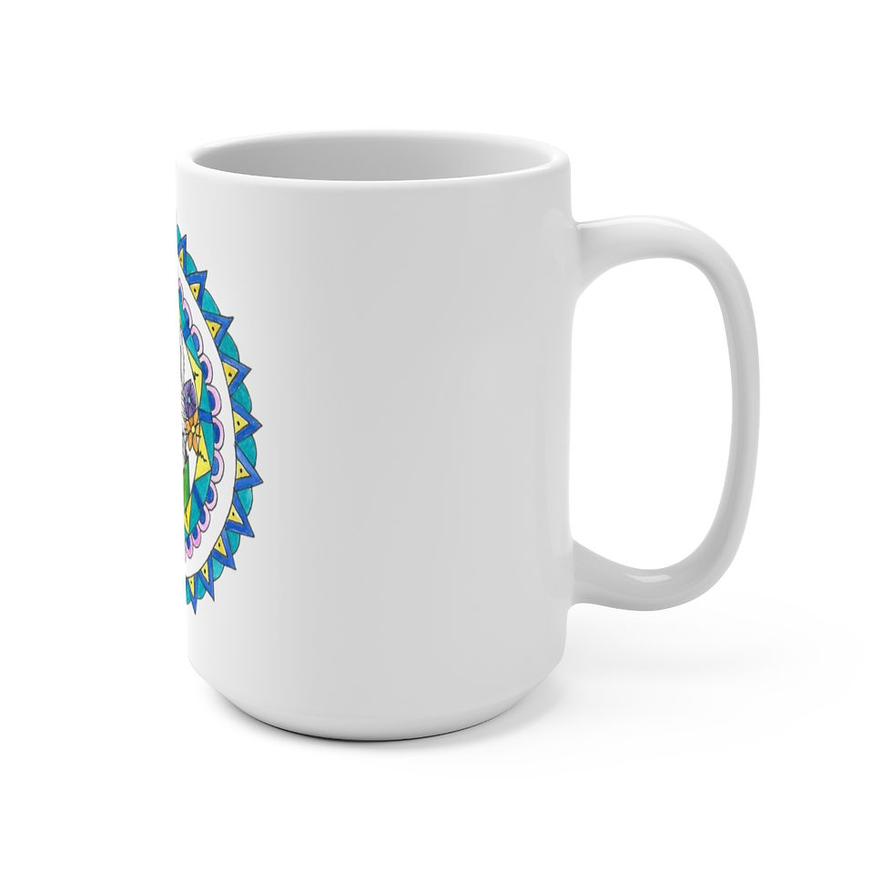 Thumbnail: Mug 15oz Flower Cat