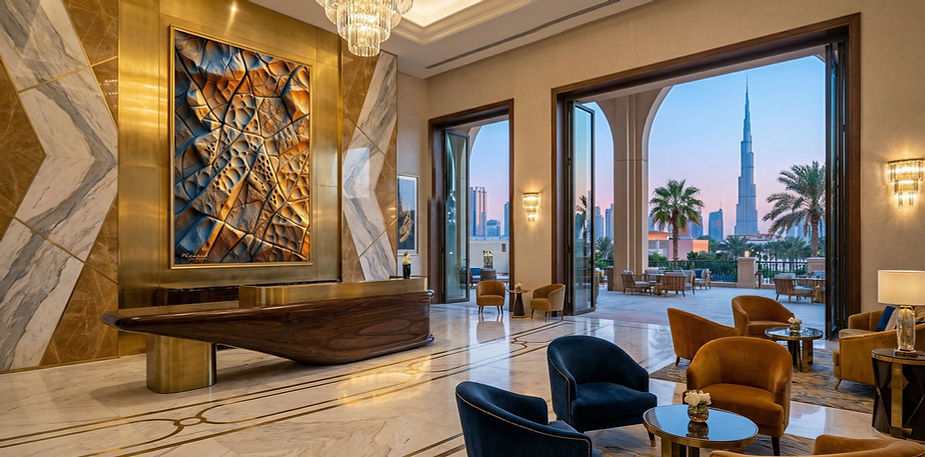 View Dynamic Videos featuring Abstract Art inside Luxury Interiors