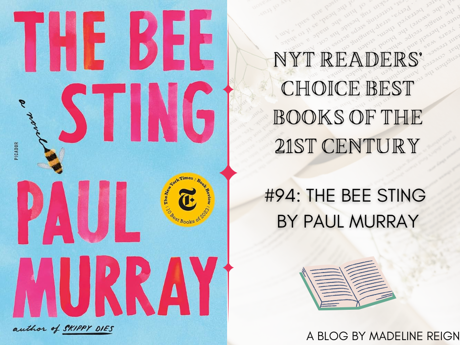 The Bee Sting by Paul Murray Review: NYT Readers' Choice List