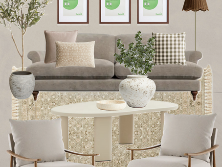 Organic Modern Living Room Design