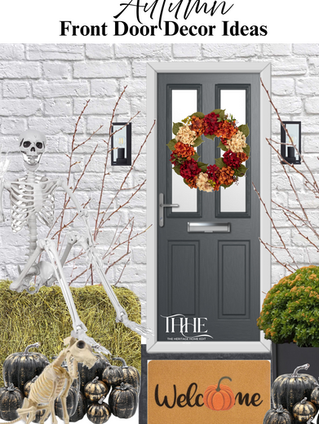 Ideas For Decoration Your Front Door For Autumn and Halloween 