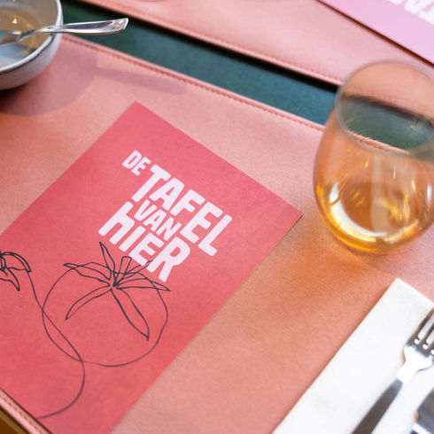 menukaart tafel van hier