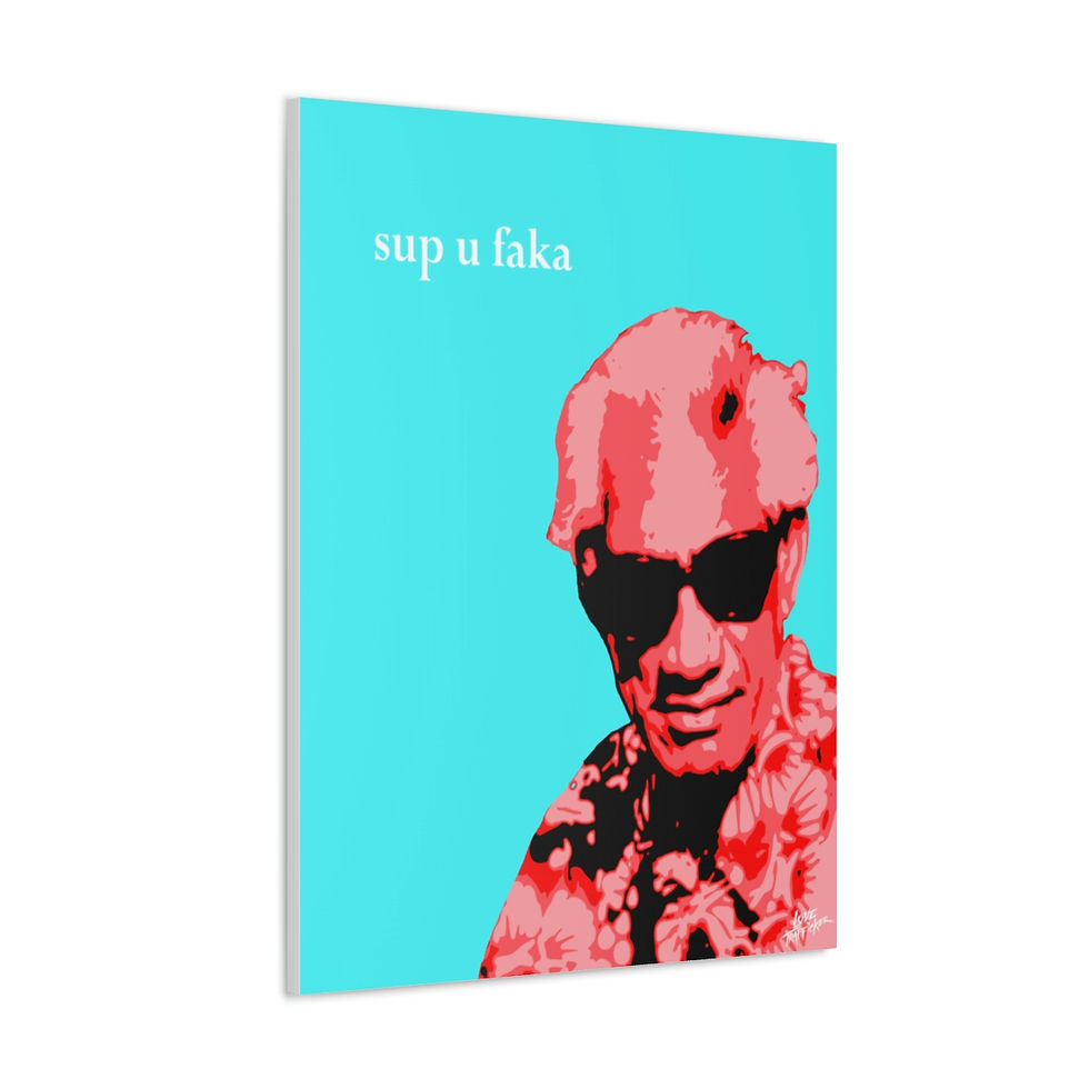 Thumbnail: "Sup U Faka" Duke Kahanamoku Art Print by Rian Basilio