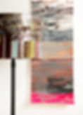 Silk Lampshade and fabric wallpaper, Private client