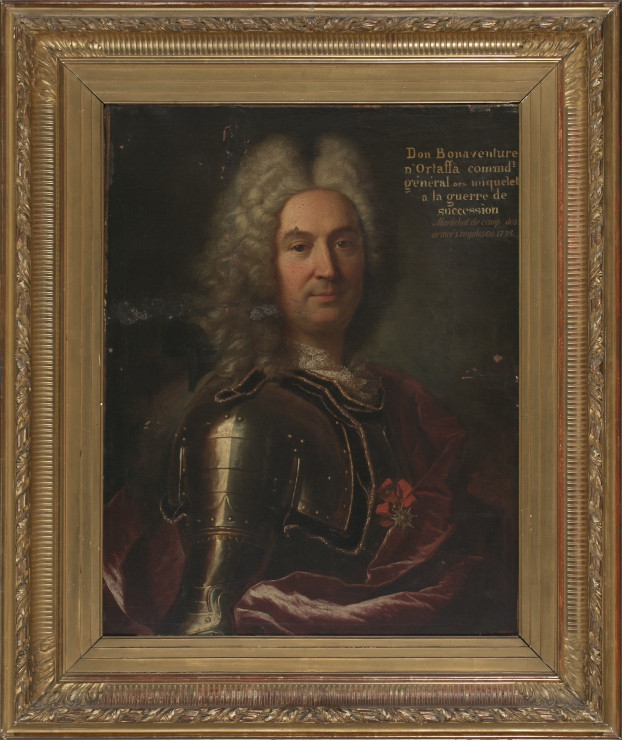Hyacinthe Rigaud, Portrait de Bonaventura d'Ortaffa y de Vilaplana, 1715, collection particulière
