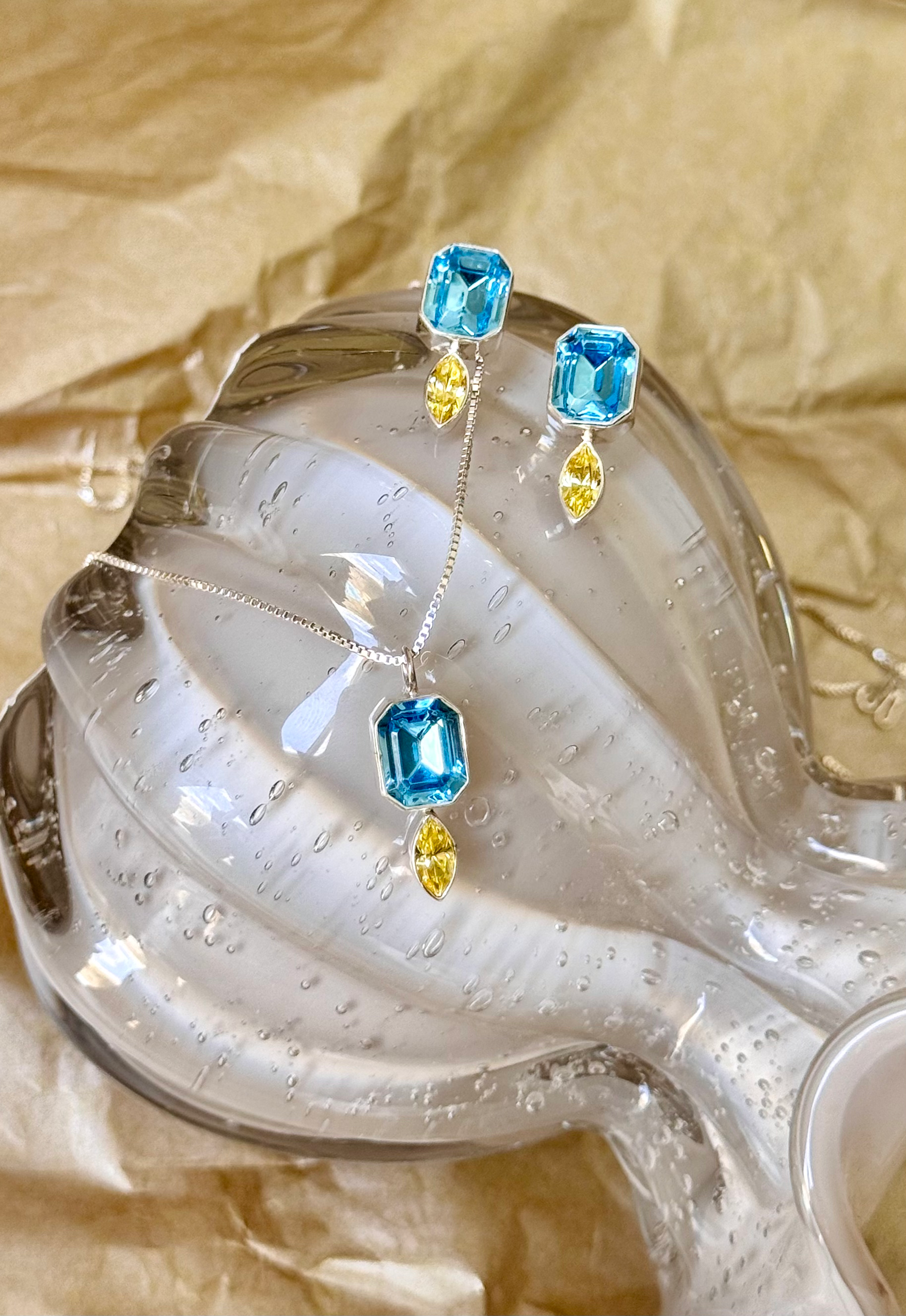 Colar Ninho Turquesa