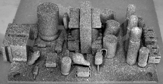 Motion magnified operational mode shape