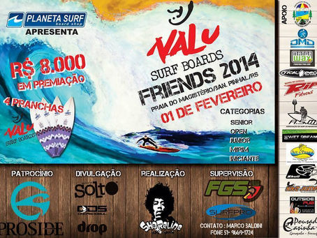 O Litoral Gaúcho vai tremer com o Campeonato de Surf NALU FRIENDS 2014
