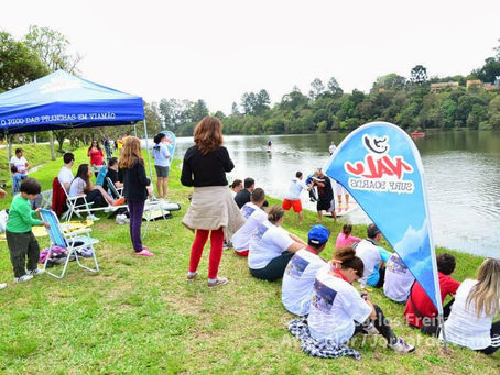 Competição de SUP Sprint, oficina de SUP, Rústica e Caminhada Orientada movimentam o Lago Tarumã