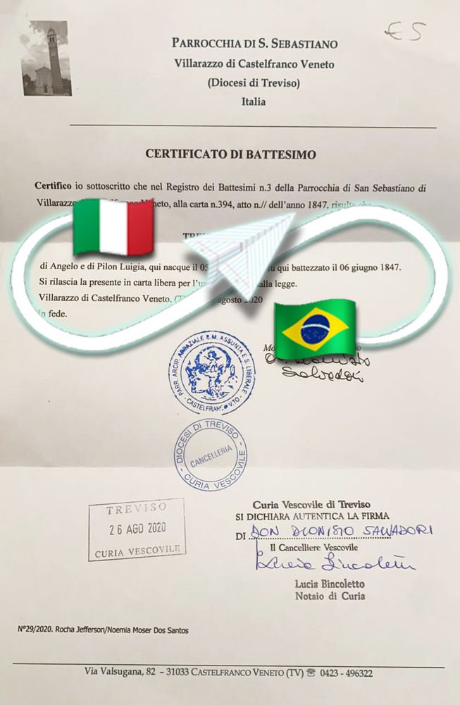 Dove Richiedere Certificato Di Battesimo Certificato di Battesimo | Parrocchia Castelfranco Veneto - Prov. Treviso