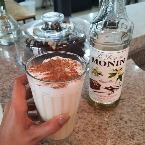 Café com leite cremoso para verão!☀️