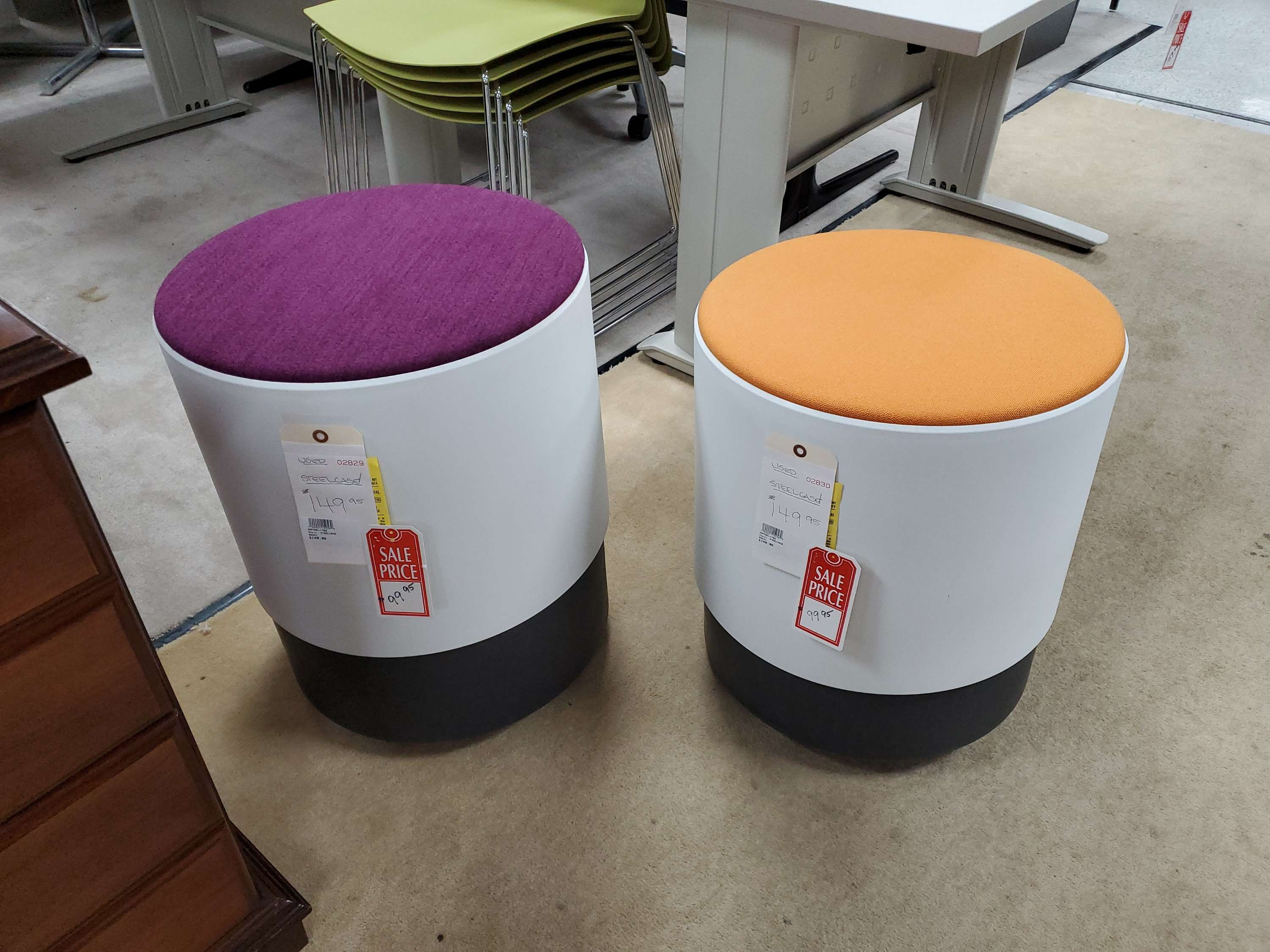 Steelcase Turnstone Buoy stool  each priced separately 