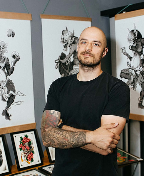 Portrait vom Tattoo-Artist Matteo | Holy Crab Tattoo Braunschweig