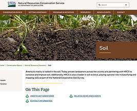 USDA SOIL website