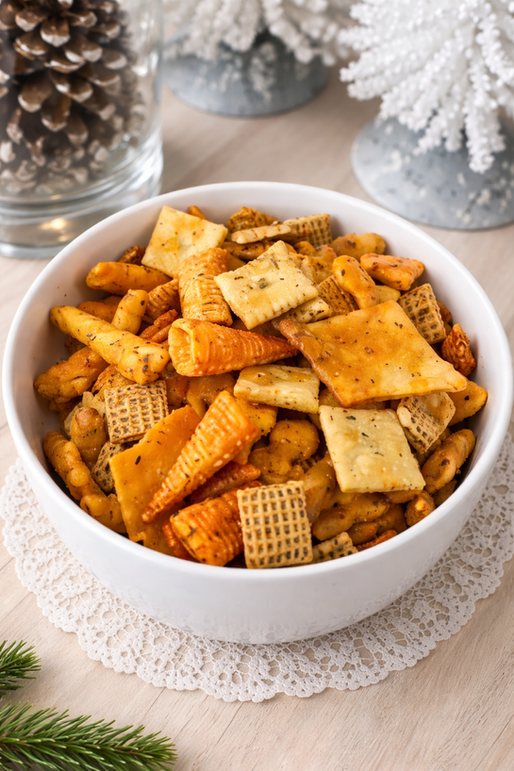 Not Your Grandma's Chex Mix - Spicy & Original