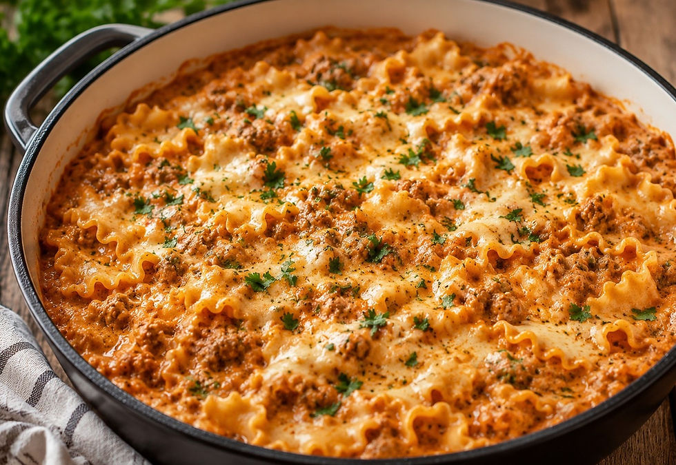 One-Pot Homemade Lasagna Hamburger Helper